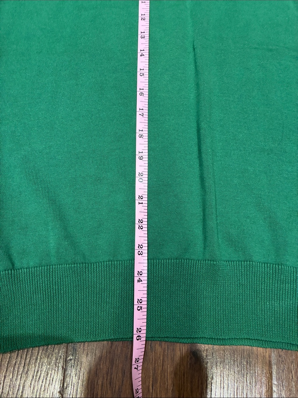 Ben Sherman Green Argyle Knit V-Neck Sweater Vest - Picture 8 of 8
